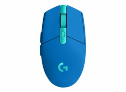 Logitech G G305 - Myš - optický - 6 tlačítka - bezdrátový - 2.4 GHz - bezdrátový přijímač USB - modrá