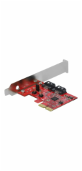 Delock - Řadič úložiště (RAID) - 2 Kanál - SATA 6Gb/s - nízký profil - RAID 1 - PCIe 2.0 x1