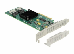 Delock - Řadič úložiště - 8 Kanál - SATA 6Gb/s / SAS - nízký profil - PCIe 2.0 x8