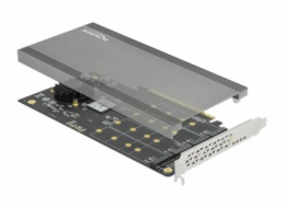 Delock PCI Express x16 Card to 4 x internal NVMe M.2 Key M - Adaptér rozhraní - M.2 - Expansion Slot to M.2 - M.2 NVMe Card - PCIe 3.0 x16
