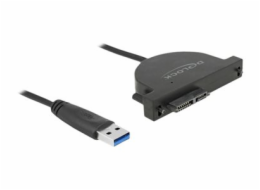 Delock USB 3.0 to Slim SATA Converter - Řadič úložiště - SATA 6Gb/s - USB 3.0 - černá