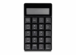 Delock - Klávesnice - 2 v 1, s funkcí kalkulacky - bezdrátový - 2.4 GHz - cerná - prodejní box