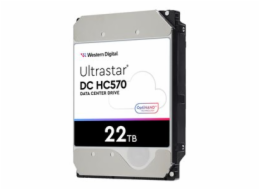 WD Ultrastar DC HC570 - Pevný disk - šifrovaný - 22 TB - interní - 3.5" - SAS 12Gb/s - 7200 ot/min. - vyrovnávací paměť: 512 MB - Self-Encrypting Drive (SED)
