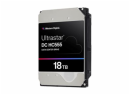 WD Ultrastar DC HC555 - Pevný disk - Datové centrum - 18 TB - interní - 3.5" - SAS 12Gb/s - 7200 ot/min. - vyrovnávací paměť: 512 MB