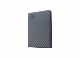 WD My Passport WDBWML0020BGY - Pevný disk - šifrovaný - 2 TB - externí (přenosný) - USB 3.2 Gen 1 (USB-C konektor) - AES 256 bitů - silikonová šedá