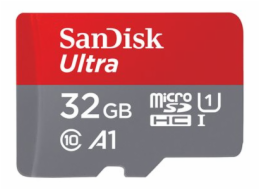 SanDisk Ultra - Paměťová karta flash (adaptér microSDHC - SD zahrnuto) - 32 GB - A1 / UHS-I U1 / Class10 - microSDHC UHS-I (balení 2)
