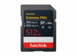SanDisk Extreme Pro - Paměťová karta flash - 512 GB - Video Class V90 / UHS-II U3 / Class10 - SDXC UHS-II