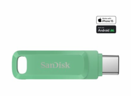 SanDisk Ultra Dual Drive Go - Jednotka USB flash - 1 TB - USB 3.1 Gen 1 / USB-C - zelená absinthe
