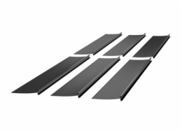 APC NetShelter - Koextruze těsnění do regálu ( horizontální / vertikální ) - 1000 mm - střecha - montáž na strop, montáž do racku - černá (balení 6)