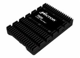 Micron 7500 PRO - SSD - Read Intensive - šifrovaný - 15.36 TB - interní - 2.5" - U.3 PCIe 4.0 (NVMe) - AES 256 bitů, 3072-bit RSA, 208bitové RSA - TCG Opal Encryption 2.01