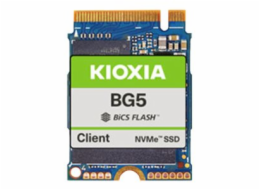 KIOXIA BG5 Series KBG50ZNV1T02 - SSD - 1024 GB - klient - interní - M.2 2280 - PCIe 4.0 x4 (NVMe)