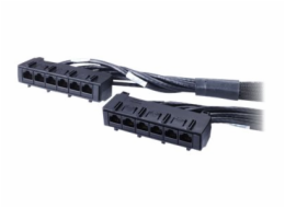 APC Data Distribution Cable - Síťový kabel - kompatibilní s TAA - RJ-45 (F) do RJ-45 (F) - 7 m - UTP - CAT 6 - černá