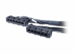APC Data Distribution Cable - Síťový kabel - kompatibilní s TAA - RJ-45 (F) do RJ-45 (F) - 4 m - UTP - CAT 6 - černá