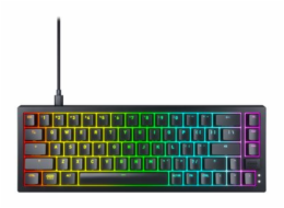 CHERRY XTRFY K5V2 - Klávesnice - 65% - compact - backlit - QWERTY - americká - klávesový spínač: CHERRY MX2A Red (hot-swappable) - černá