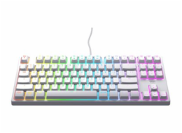 CHERRY XTRFY K4V2 - Klávesnice - RGB - 80% - TKL - podsvícení - USB - QWERTY - americká - klávesový spínač: CHERRY MX2A Red - bílá