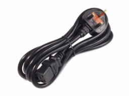 APC - Elektrický kabel - IEC 60320 C19 do BS 1363A (M) - 2.44 m - černá - pro P/N: SMT2200I-AR, SMT2200R2I-AR, SMT3000I-AR, SMT3000R2I-AR, SMX3000HVTUS, SRT10RMXLIX806