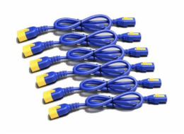 APC AP8000 - Elektrický kabel - power IEC 60320 C13 do IEC 60320 C14 - 10 A - 1.83 m - modrá - celý svět - pro P/N: SCL500RMI1U, SCL500RMI1UC, SCL500RMI1UNC, SMT3000R2I-AR, SMTL750RMI2UC, SRT1500RMXLI