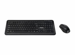 Targus - Klávesnice a sada myši - kombinace - full size - bezdrátový - 2.4 GHz - QWERTY - severské jazyky - černá