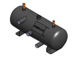 APC InRow Direct Expansion - Flooded receiver - černá - pro P/N: ACCD75233-C