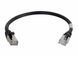C2G Cat6a Booted Shielded (STP) Network Patch Cable - Patch kabel - RJ-45 (M) do RJ-45 (M) - 3 m - STP - CAT 6a - lisovaný, provedení bez hrbolků, licna - černá