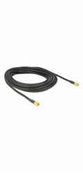 Delock - Kabel antény - SMA (M) do SMA (M) - 10 m - LMR-195 - černá