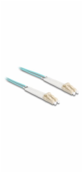 Delock - Sítový kabel - multirežim LC (M) do multirežim LC (M) - 5 m - optické vlákno - duplex - 50 / 125 mikron - OM3 - neobsahuje halogen, nastavitelné úhlové konektory na každém konci - vode - barv