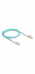 Delock - Sítový kabel - multirežim LC (M) úhlový do multirežim LC (M) úhlový - 3 m - optické vlákno - duplex - 50 / 125 mikron - OM3 - neobsahuje halogen - vode - barva