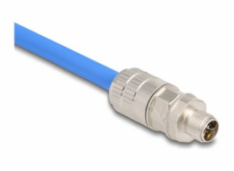 Delock - Síťový konektor - 8 pin M12-X (M) - CAT 6a - IEEE 802.3an