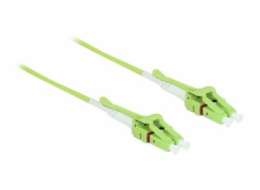 Delock - Kabel Fibre Channel - multirežim LC (M) uniboot do multirežim LC (M) uniboot - 2 m - optické vlákno - 50 / 125 mikron - OM5 - neobsahuje halogen - limetkově zelená
