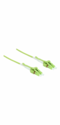 Delock - Kabel Fibre Channel - multirežim LC (M) uniboot do multirežim LC (M) uniboot - 1 m - optické vlákno - 50 / 125 mikron - OM5 - neobsahuje halogen - limetkově zelená