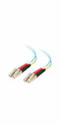 C2G LC-LC 10Gb 50/125 OM3 Duplex Multimode PVC Fiber Optic Cable (LSZH) - Síťový kabel - multirežim LC (M) do multirežim LC (M) - 50 m - 50 m - optické vlákno - duplex - 50 / 125 mikron - OM3 - neobsa