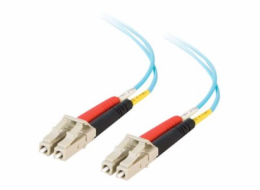 C2G LC-LC 10Gb 50/125 OM3 Duplex Multimode PVC Fiber Optic Cable (LSZH) - Síťový kabel - multirežim LC (M) do multirežim LC (M) - 3 m - 3 m - optické vlákno - duplex - 50 / 125 mikron - OM3 - neobsahu