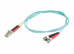 C2G LC-ST 10Gb 50/125 OM3 Duplex Multimode PVC Fiber Optic Cable (LSZH) - Síťový kabel - ST několik režimů (M) do multirežim LC (M) - 5 m - 5 m - optické vlákno - duplex - 50 / 125 mikron - OM3 - neob