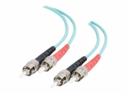 C2G ST-ST 10Gb 50/125 OM3 Duplex Multimode PVC Fiber Optic Cable (LSZH) - Síťový kabel - ST několik režimů (M) do ST několik režimů (M) - 1 m - 1 m - optické vlákno - duplex - 50 / 125 mikron - OM3 - 