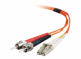 C2G LC-ST 50/125 OM2 Duplex Multimode PVC Fiber Optic Cable (LSZH) - Síťový kabel - ST několik režimů (M) do multirežim LC (M) - 10 m - optické vlákno - duplex - 50 / 125 mikron - OM2 - neobsahuje hal