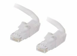 C2G Cat6 Booted Unshielded (UTP) Network Patch Cable - Patch kabel - RJ-45 (M) do RJ-45 (M) - 50 cm - UTP - CAT 6 - lisovaný, provedení bez hrbolků, licna - bílá