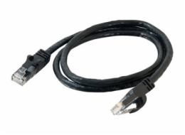 C2G Cat6 Booted Unshielded (UTP) Network Patch Cable - Patch kabel - RJ-45 (M) do RJ-45 (M) - 3 m - UTP - CAT 6 - lisovaný, provedení bez hrbolků, licna - černá