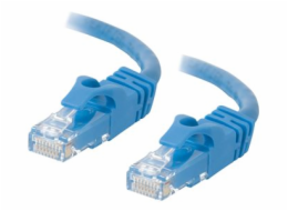 C2G Cat6 Booted Unshielded (UTP) Network Patch Cable - Patch kabel - RJ-45 (M) do RJ-45 (M) - 3 m - UTP - CAT 6 - lisovaný, provedení bez hrbolků, licna - modrá