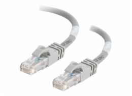 C2G Cat6 Booted Unshielded (UTP) Network Patch Cable - Patch kabel - RJ-45 (M) do RJ-45 (M) - 2 m - UTP - CAT 6 - lisovaný, provedení bez hrbolků, licna - šedá