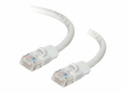 C2G Cat5e Booted Unshielded (UTP) Network Patch Cable - Patch kabel - RJ-45 (M) do RJ-45 (M) - 3 m - UTP - CAT 5e - lisovaný, provedení bez hrbolků, licna - bílá