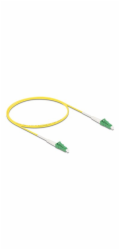 Delock - Sítový kabel - jednoduchý režim LC/APC (M) do jednoduchý režim LC/APC (M) - 1 m - 2 mm - optické vlákno - simplex - 9 / 125 mikron - G.657.A2/OS2 - neobsahuje halogen - žlutá