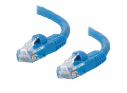 C2G Cat5e Booted Unshielded (UTP) Network Patch Cable - Patch kabel - RJ-45 (M) do RJ-45 (M) - 20 m - UTP - CAT 5e - lisovaný, provedení bez hrbolků, licna - modrá