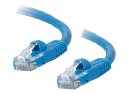 C2G Cat5e Booted Unshielded (UTP) Network Patch Cable - Patch kabel - RJ-45 (M) do RJ-45 (M) - 5 m - UTP - CAT 5e - lisovaný, provedení bez hrbolků, licna - modrá