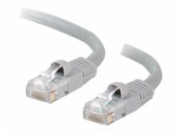 C2G Cat5e Booted Unshielded (UTP) Network Patch Cable - Patch kabel - RJ-45 (M) do RJ-45 (M) - 2 m - UTP - CAT 5e - lisovaný, provedení bez hrbolků, licna - šedá