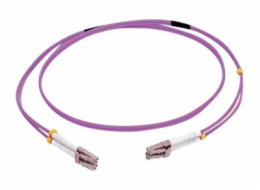 C2G 2m LC/LC OM4 LSZH Fibre Patch - Purple - Patch kabel - multirežim LC (M) do multirežim LC (M) - 2 m - optické vlákno - duplex - 50 / 125 mikron - OM4 - purpurová
