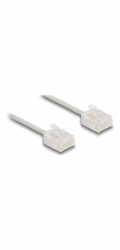 Delock - Patch kabel - RJ-45 (M) do RJ-45 (M) - 5 m - 2.6 mm - UTP - CAT 6 - rychlost prenosu dat až 1 Gb/s, ultra-tenký - šedá
