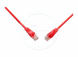 Solarix - Patch kabel - RJ-45 (M) do RJ-45 (M) - 1 m - UTP - CAT 6 - pevný - červená