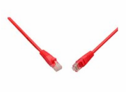 SOLARIX patch kabel CAT6 UTP PVC 0,5m červený
