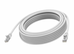 Vision - Síťový kabel - RJ-45 (M) do RJ-45 (M) - 5 m - 6.2 mm - STP - CAT 6a - lisovaný, provedení bez hrbolků - bílá