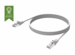 Vision Techconnect - Síťový kabel - RJ-45 (M) do RJ-45 (M) - 3 m - UTP - CAT 6 - bootovaný - bílá